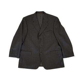 Cezar Del Prado Gray‎ Blazer 44R Classic Fit Wool Blend Workwear Formal